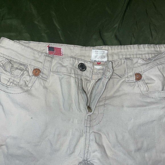 World Tour True Religion pants, Cream color, size 32 - Picture 5 of 6